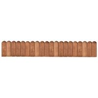 Gazonrand 120 cm gempregneerd grenenhout bruin - thumbnail