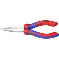 Knipex 25 05 160 Platte rondbektang Elektronica en fijnmechanica Recht Vanadium elektrostaal 160 mm