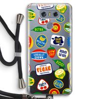 Fruitsticker: LG G6 Transparant Hoesje met koord