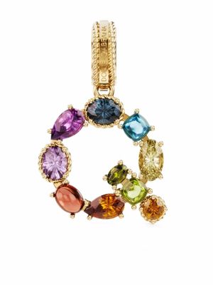 Dolce & Gabbana pendentif Rainbow Alaphabet en or 18ct orné de pierres variées