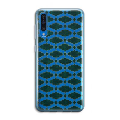 Moroccan tiles: Samsung Galaxy A50 Transparant Hoesje