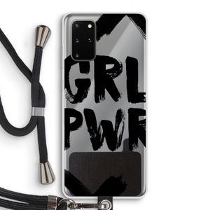 Girl Power #2: Samsung Galaxy S20 Plus Transparant Hoesje met koord