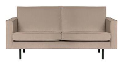 BePureHome 2,5-zits Bank 'Rodeo' Velvet, kleur Khaki