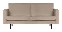 BePureHome 2,5-zits Bank 'Rodeo' Velvet, kleur Khaki