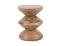 Bijzettafel Totem - Naturel - 35x35x46cm