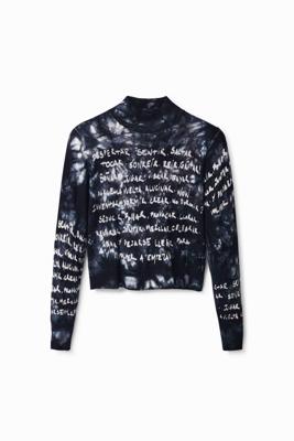 Tie-dye trui Manifesto - BLACK - XL