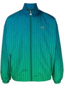 Lacoste veste de sport à imprimé monogrammé - Bleu