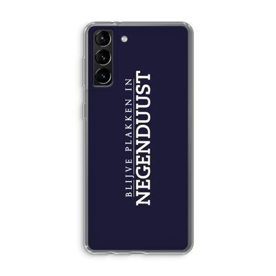 Blijve plakken in Negenduust: Samsung Galaxy S21 Plus Transparant Hoesje
