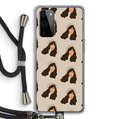 Bonjour mon amour: OnePlus 9 Pro Transparant Hoesje met koord
