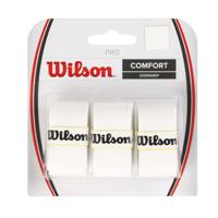 PACK OF 3 OVERGRIPS WILSON WHITE PRO