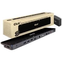 club3D 4K ChargingDock USB-C USB-C dockingstation Geschikt voor merk (dockingstation): Club 3D USB-C Power Delivery - thumbnail