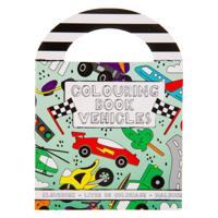 Duckiez Kleurboekje met stickers voertuigen