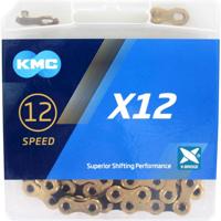 KMC fietsketting x12 ti-n goud/zwart 126 schakels