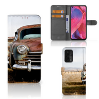 OPPO A54 5G | A74 5G | A93 5G Telefoonhoesje met foto Vintage Auto - thumbnail