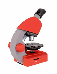 Bresser Optik 8851300E8G000 rot Kindermicroscoop Monoculair 640 x Doorvallend licht