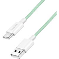 LogiLink CU0328 USB-C-kabel USB 2.0 USB-A stekker, USB-C stekker 1.5 m Groen