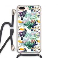 Tukans: iPhone 7 PLUS Transparant Hoesje met koord