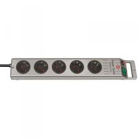 Brennenstuhl Super-Solid Line stekkerdoos 5-voudig zwart/grijs 2,5m H05VV-F 3G1,5 | 1153380115 - 1153380115 - thumbnail