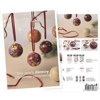 Creativ Company Ansichtkaart, de beste kerstbal van het seizoen, a5, vel 14,8x21 cm, 1 stuk