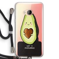 Avocuddle: HTC U Play Transparant Hoesje met koord