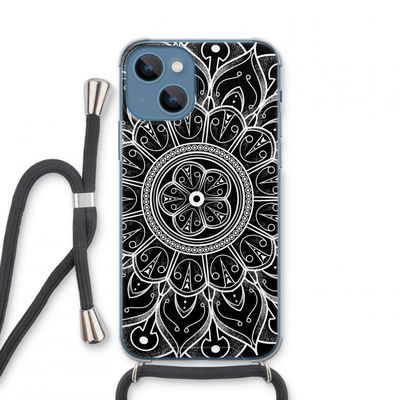Roses Are Red: iPhone 13 mini Transparant Hoesje met koord