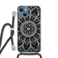 Roses Are Red: iPhone 13 mini Transparant Hoesje met koord