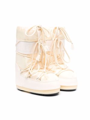 Moon Boot Kids après-ski Moon Boots à logo imprimé - Tons neutres