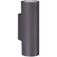 Moderne LED Wandlamp GU10 Mat Zwart Aluminium - Dubbele Lichtpunten