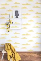 Behang Sweet Clouds Rol Yellow