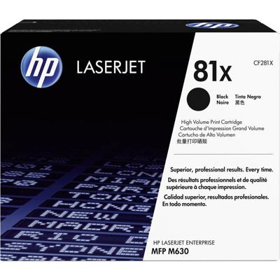 HP Toner 81X Origineel Zwart 25000 bladzijden CF281X