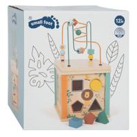 Small Foot - houten activiteitenkubus en motoriekspiraal safari