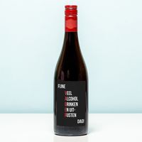 Wijnfles Fijne Vaderdag - Rood (Merlot)