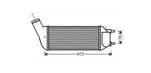 Intercooler, inlaatluchtkoeler PEA4341