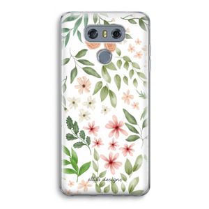 Botanical sweet flower heaven: LG G6 Transparant Hoesje