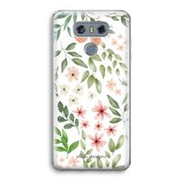 Botanical sweet flower heaven: LG G6 Transparant Hoesje