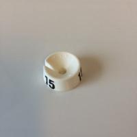 MB wit/zwart 15 voor op kledinghanger