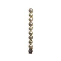 Kerstballen 6cm kunststof parel 10-dlg