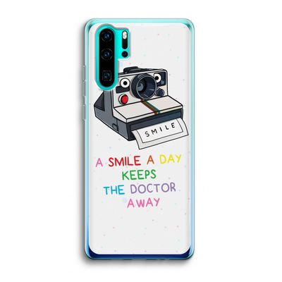 Smile: Huawei P30 Pro Transparant Hoesje