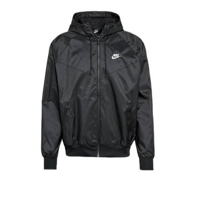 Nike Windrunner jack zwart Nike Windrunner jack zwart