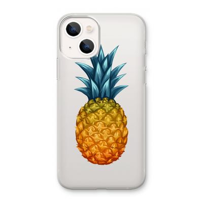Grote ananas: iPhone 13 mini Transparant Hoesje