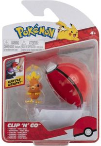 Pokemon Figure - Torchic + Poke Ball (Clip 'n' Go)