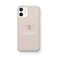 Be(e) kind: iPhone 12 mini Transparant Hoesje