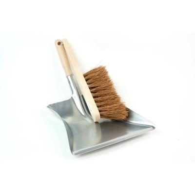 Stoffer en blik - metaal - binnen en buiten - kokosvezel - heavy duty