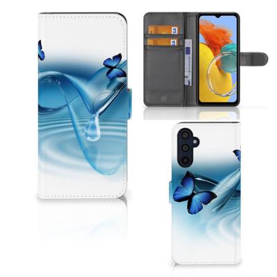 Samsung Galaxy M14 | Telefoonhoesje | Met pasjeshouder | Vlinders