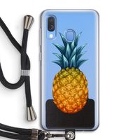 Grote ananas: Samsung Galaxy A40 Transparant Hoesje met koord