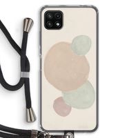 Geo #9: Samsung Galaxy A22 5G Transparant Hoesje met koord