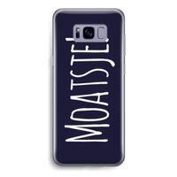 Moatsje!: Samsung Galaxy S8 Transparant Hoesje