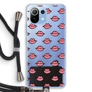 Lipjes: Xiaomi Mi 11 Lite Transparant Hoesje met koord