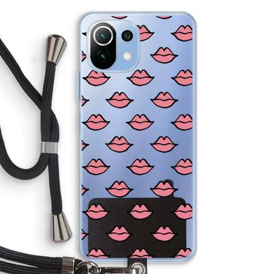Lipjes: Xiaomi Mi 11 Lite Transparant Hoesje met koord