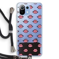 Lipjes: Xiaomi Mi 11 Lite Transparant Hoesje met koord